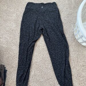 lululemon athletica Black Patterned Joggers